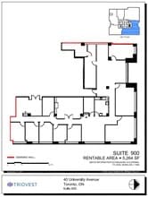 40 University Ave, Toronto, ON for lease Floor Plan- Image 1 of 1