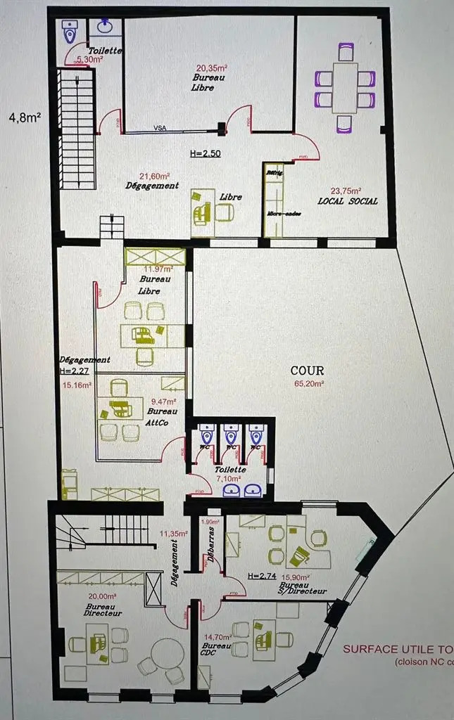 70 Avenue De La République, Saint-Maur-des-Fossés for lease Floor Plan- Image 1 of 3