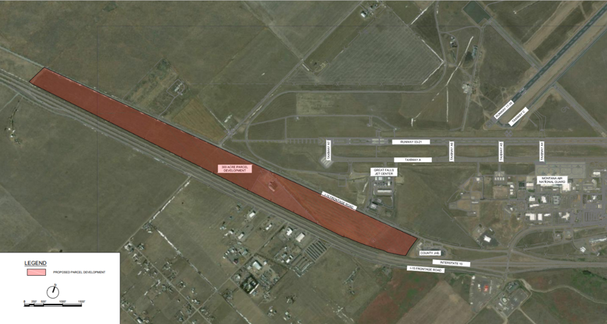 2800 Terminal Dr, Great Falls, MT for lease - Aerial - Image 1 of 2