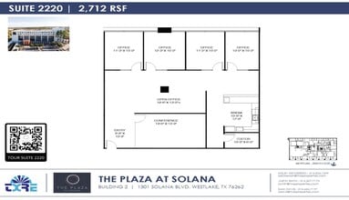 1301 Solana Blvd, Westlake, TX for lease Floor Plan- Image 1 of 5