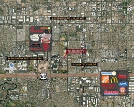 860 W Southern Ave, Mesa, AZ - AERIAL  map view