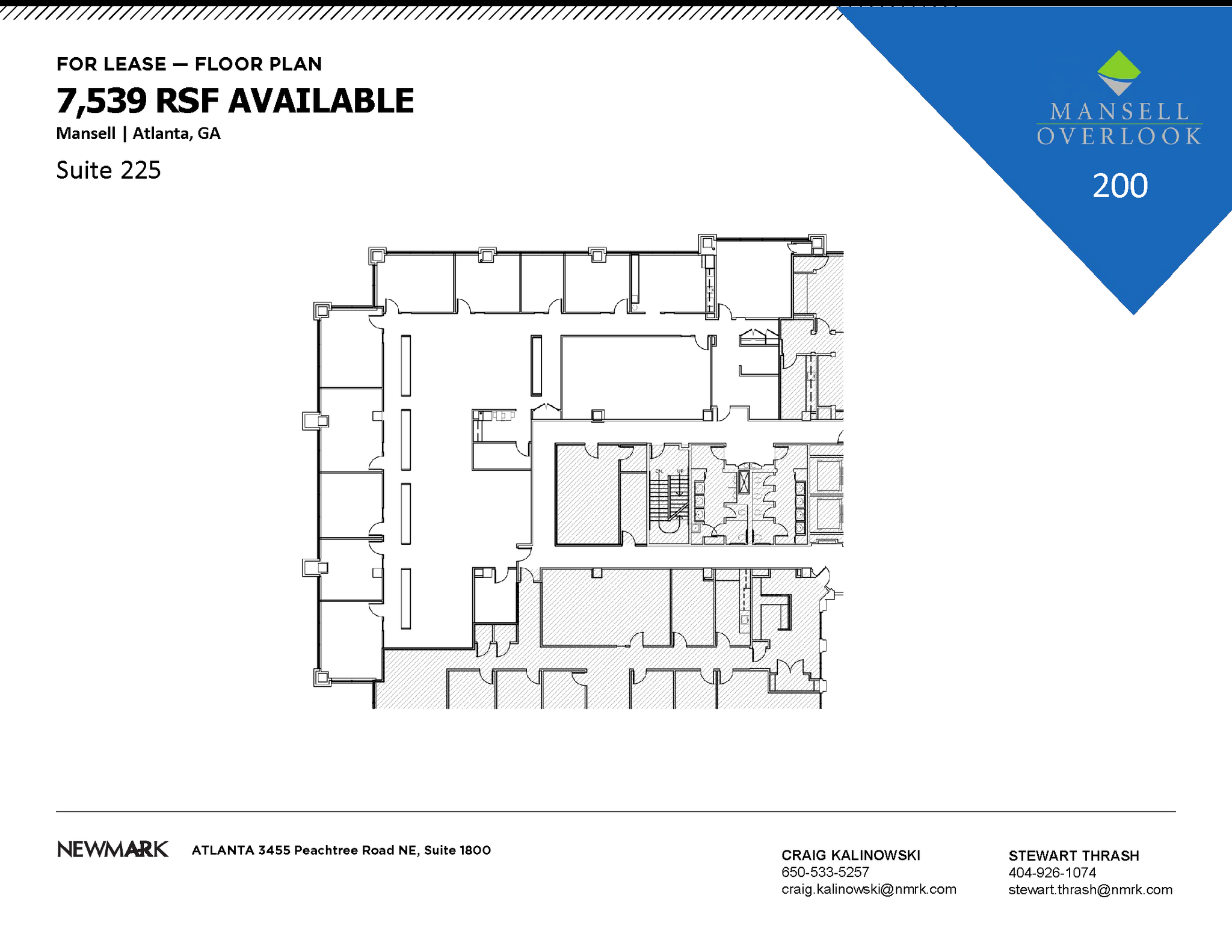 200 Mansell Ct E, Roswell, GA for lease Floor Plan- Image 1 of 1