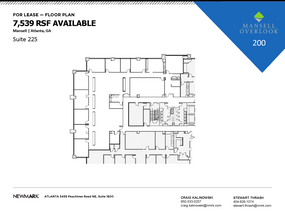 200 Mansell Ct E, Roswell, GA for lease Floor Plan- Image 1 of 1