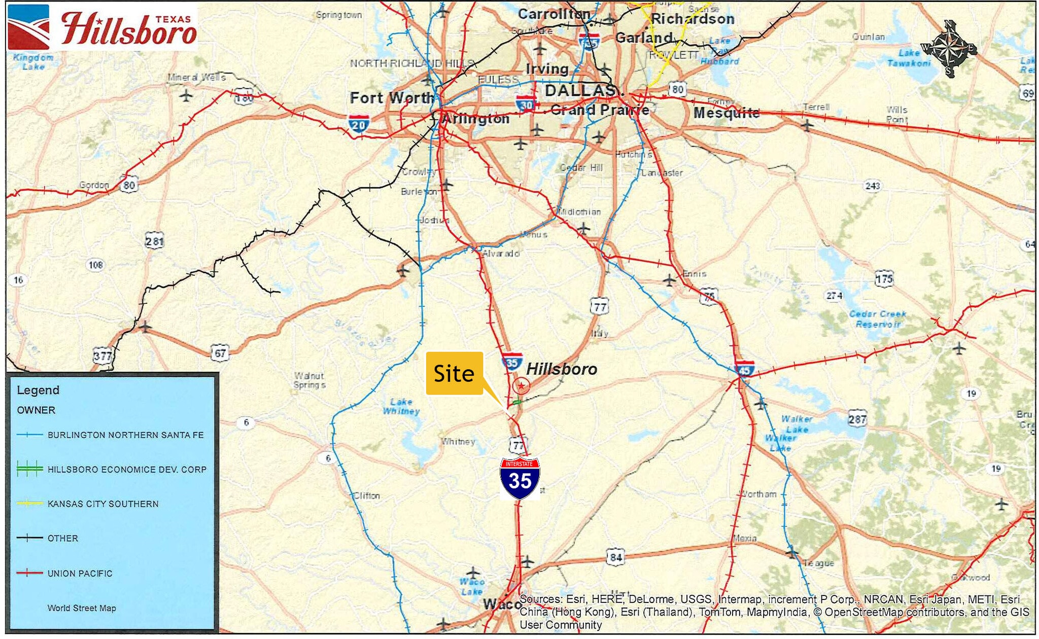 How Far Is Hillsboro Tx From Me I-35 & HCR 3100, Hillsboro, TX 76645 - 35 Freeway Frontage Opportunity