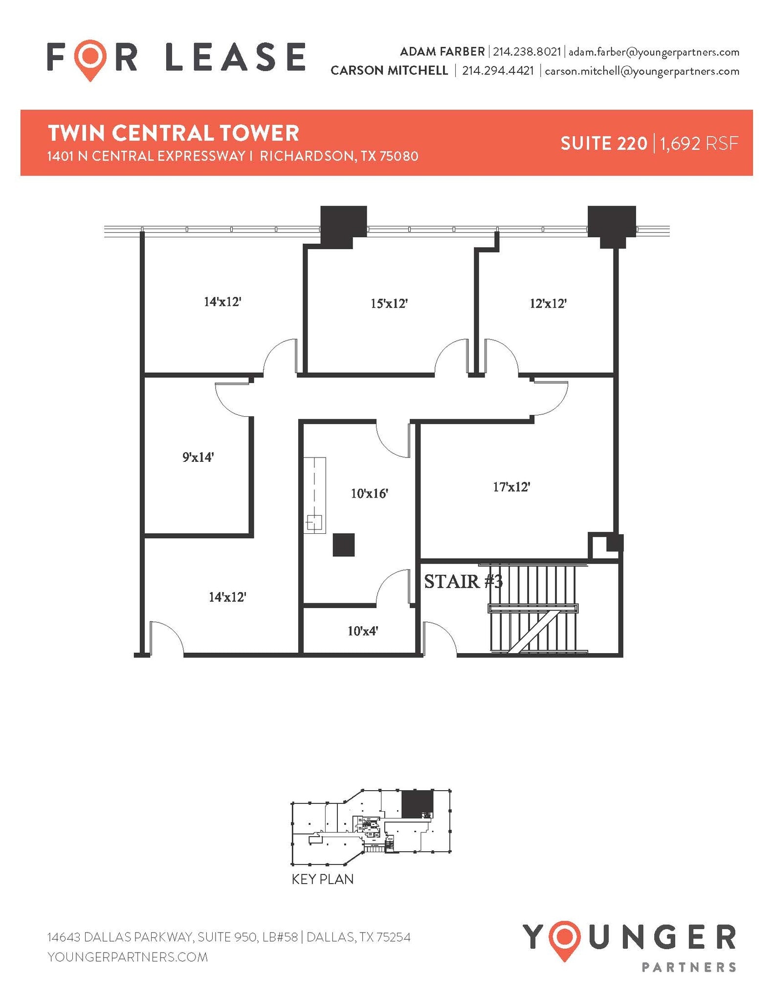 1401 N Central Expy, Richardson, TX for lease Floor Plan- Image 1 of 1