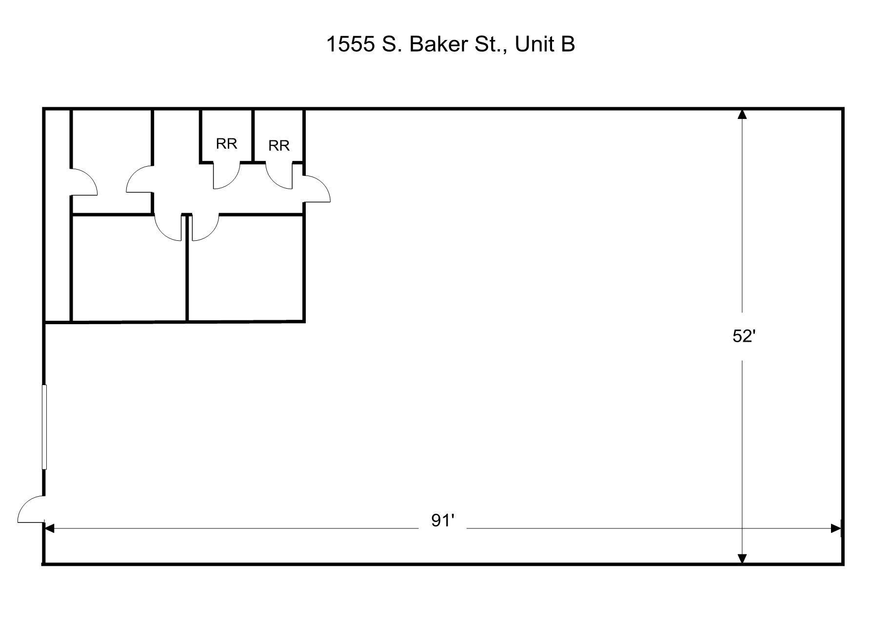 1555 S Baker Ave, Ontario, CA for lease Floor Plan- Image 1 of 7