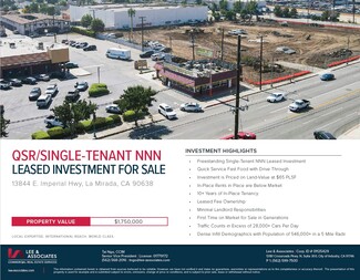 More details for 13844 Imperial Hwy, La Mirada, CA - Retail for Sale