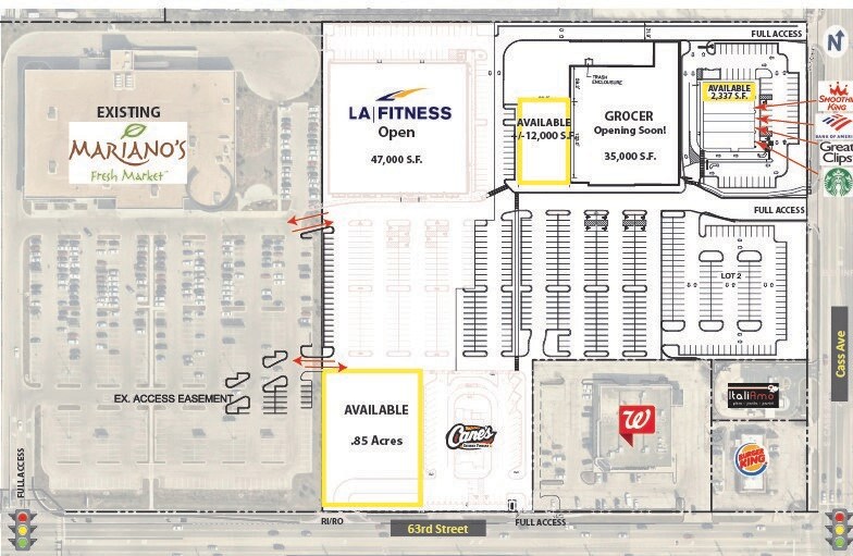 NWQ Cass & 63rd Street, Westmont, IL 60559