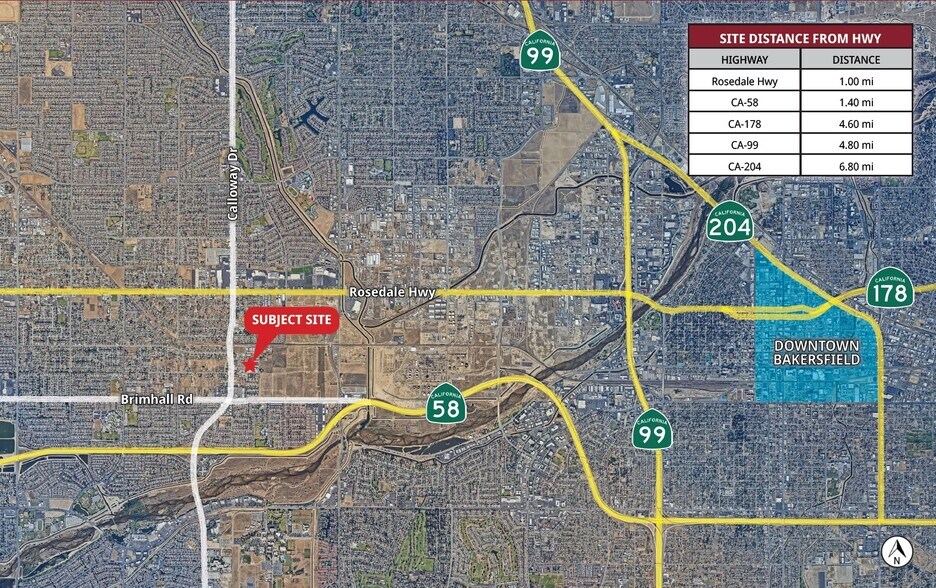 1628 Art St, Bakersfield, CA for sale - Aerial - Image 3 of 7