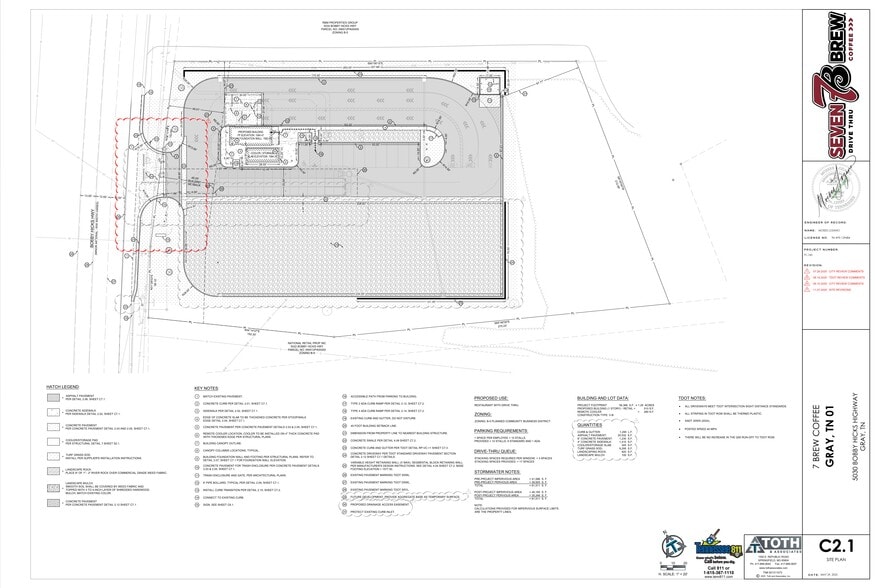 5026 Bobby Hicks Hwy, Johnson City, TN for lease - Site Plan - Image 1 of 10