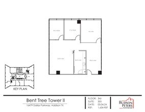 16479 Dallas Pky, Addison, TX for lease Floor Plan- Image 2 of 10