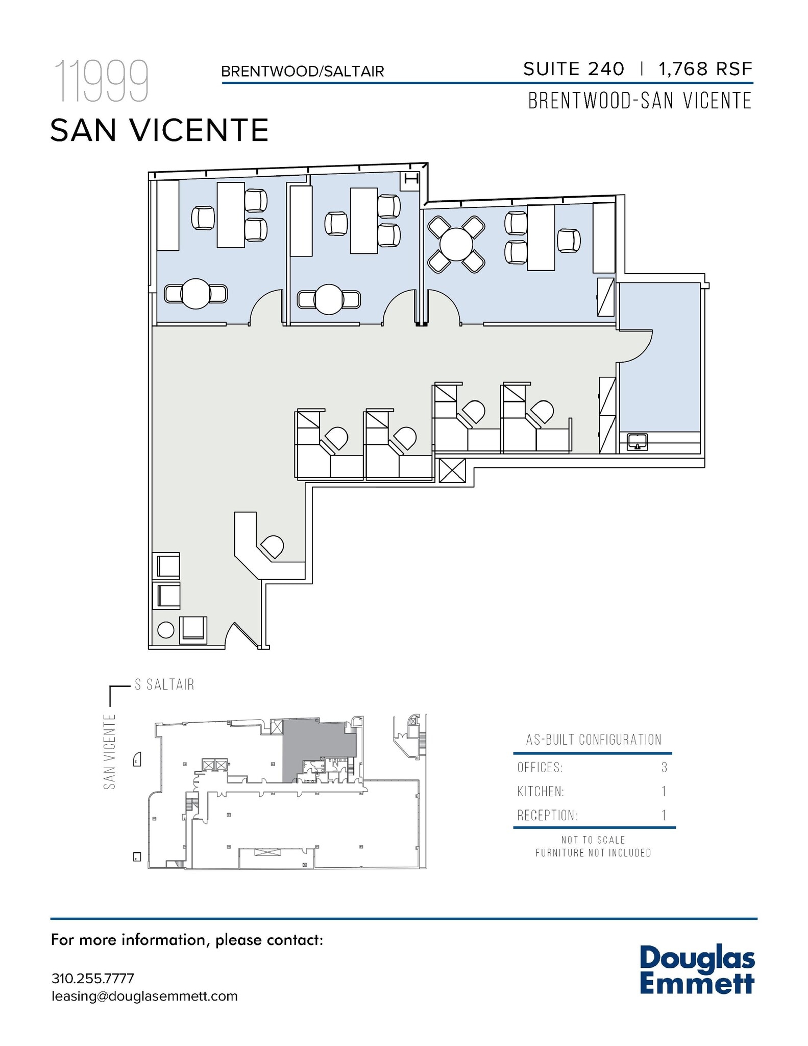 11999 San Vicente Blvd, Los Angeles, CA for lease Floor Plan- Image 1 of 1