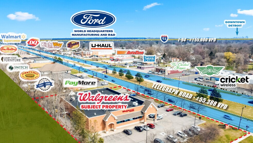 9100 Telegraph Rd, Taylor, MI 48180 Walgreens Detroit MSA 8 CAP