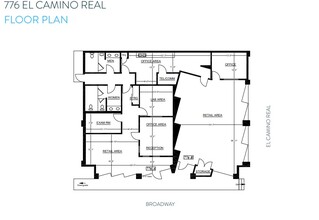 776 El Camino Real, Redwood City, CA for lease Floor Plan- Image 1 of 1