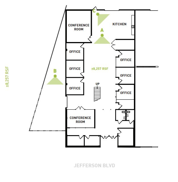 10381-10395 Jefferson Blvd, Culver City, CA for lease Floor Plan- Image 1 of 2