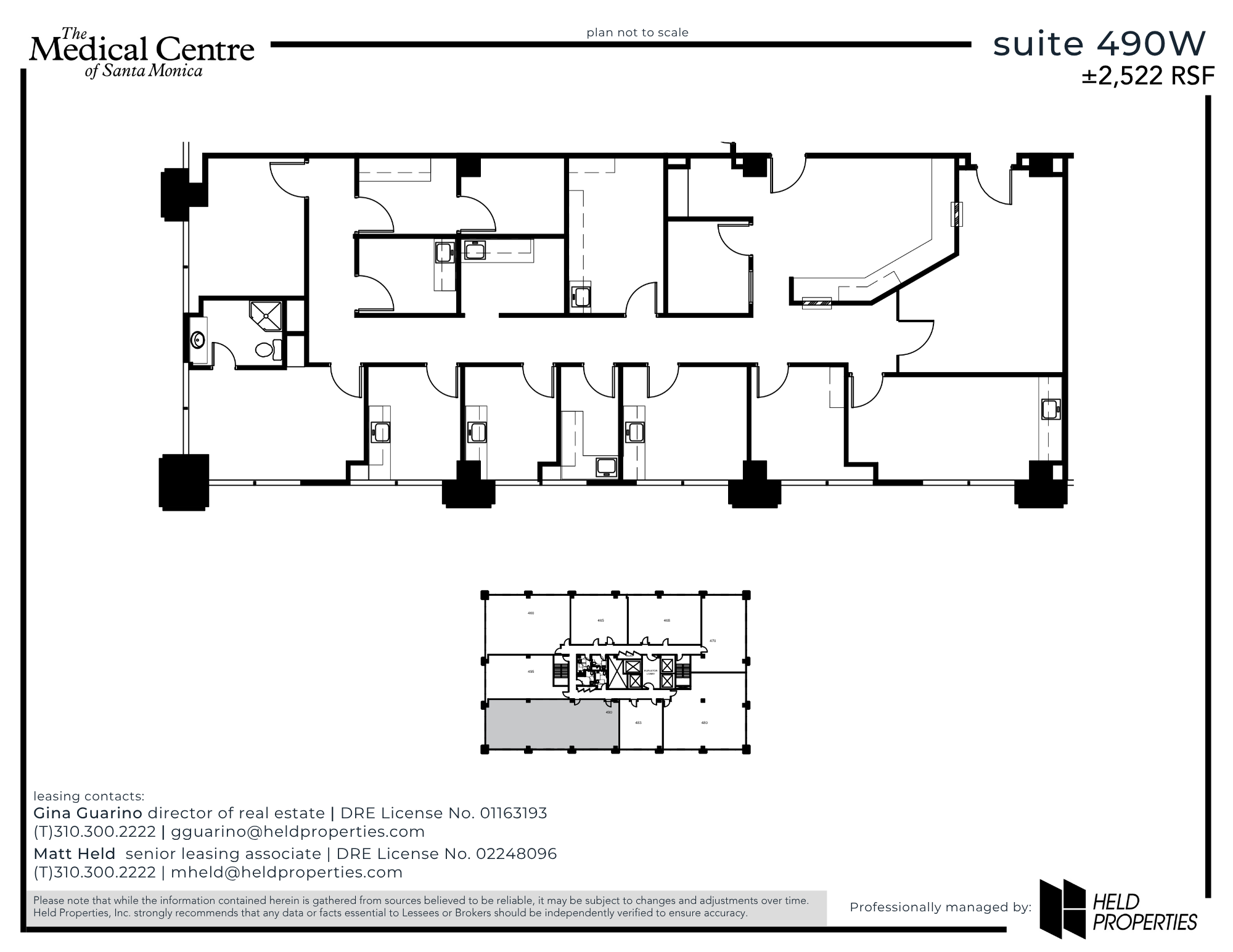 2001 Santa Monica Blvd, Santa Monica, CA for lease Floor Plan- Image 1 of 2