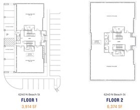 6240 N Beach St, Fort Worth, TX for lease Floor Plan- Image 2 of 2