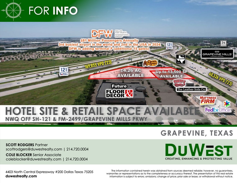 NWQ off SH-121 & FM-2499, Grapevine, TX for sale - Building Photo - Image 1 of 3