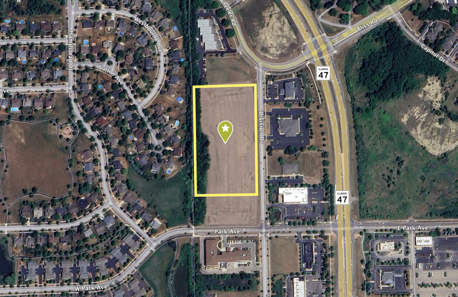 Division Dr, Sugar Grove, IL for sale - Aerial - Image 1 of 2