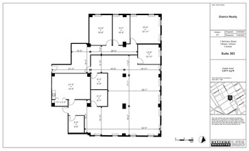 1-5 Nicholas St, Ottawa, ON for lease Floor Plan- Image 1 of 1