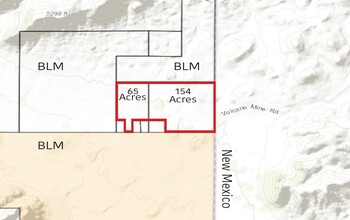 I-10, San Simon, AZ - aerial  map view - Image1