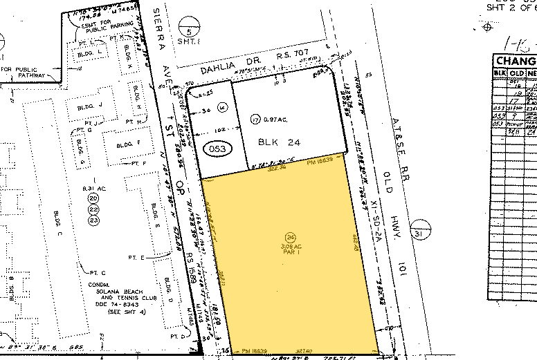 437 S Highway 101, Solana Beach, CA for lease - Plat Map - Image 2 of 13