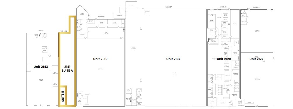 2125-2143 N Church St, Burlington, NC for lease Floor Plan- Image 1 of 1