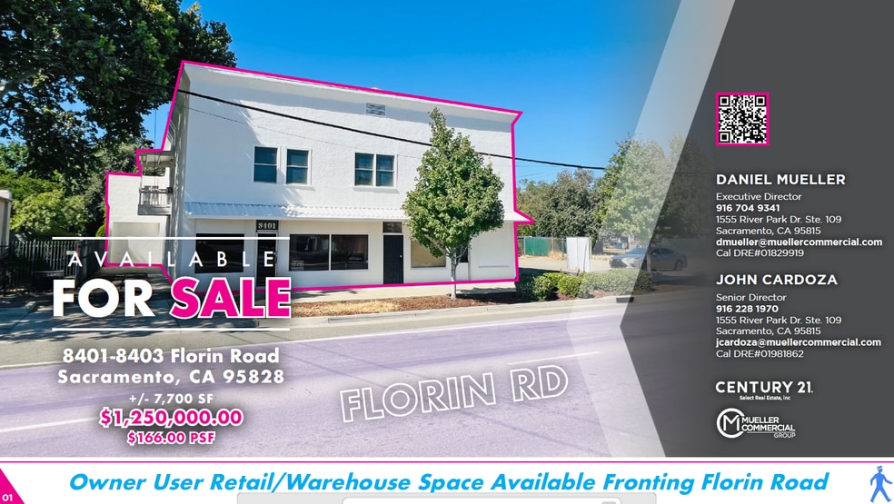 8401-8403 Florin Rd, Sacramento, CA for sale - Building Photo - Image 1 of 9