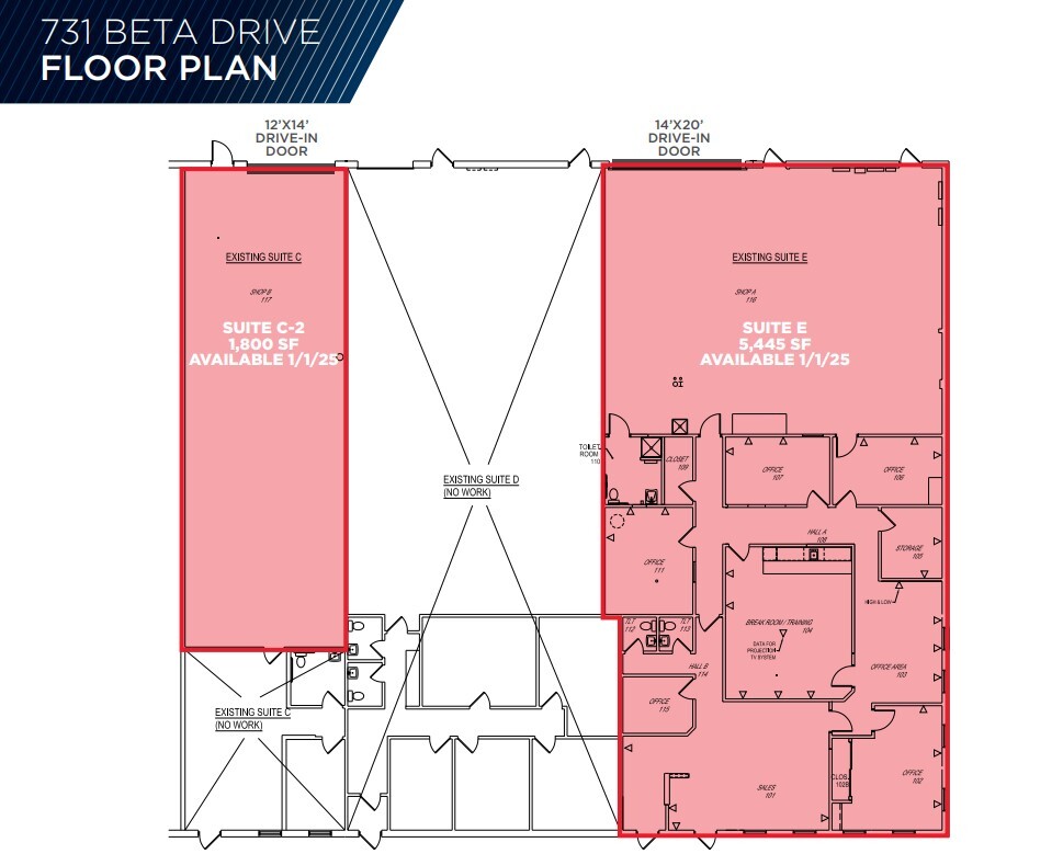 731 Beta Dr, Mayfield Village, OH for lease Floor Plan- Image 1 of 1