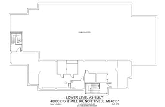 40000 Eight Mile Rd, Northville, MI for lease Floor Plan- Image 2 of 3
