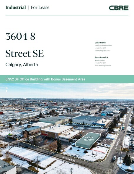 3604 8 St SE, Calgary, AB for lease - Site Plan - Image 1 of 3