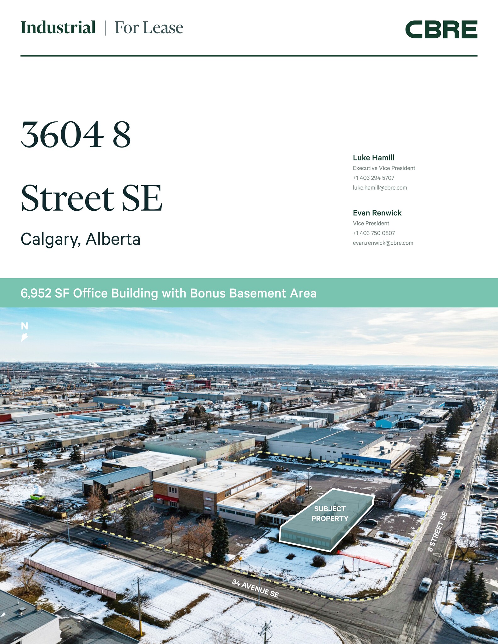 3604 8 St SE, Calgary, AB for lease Site Plan- Image 1 of 4