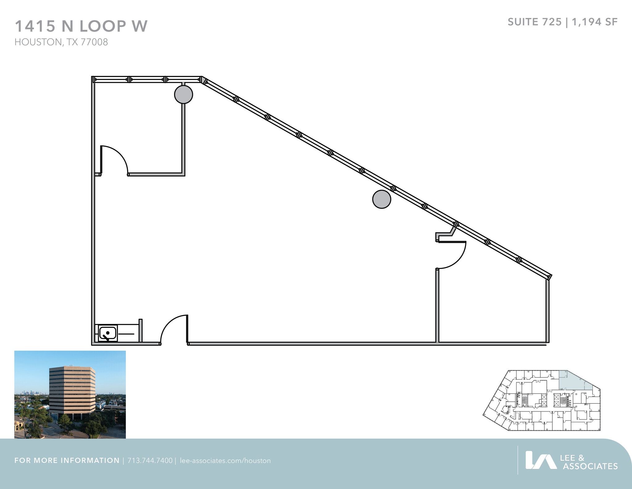 1415 North Loop W, Houston, TX for lease Floor Plan- Image 1 of 1