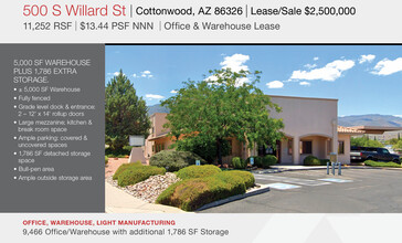 500 S Willard St, Cottonwood, AZ for lease Building Photo- Image 1 of 8