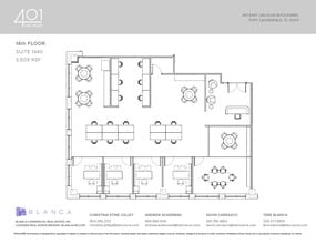 401 E Las Olas Blvd, Fort Lauderdale, FL for lease Floor Plan- Image 2 of 2