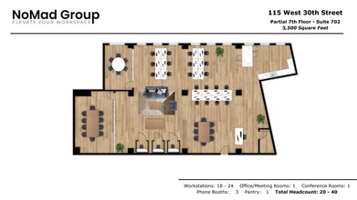 115-125 W 30th St, New York, NY for lease Floor Plan- Image 1 of 13