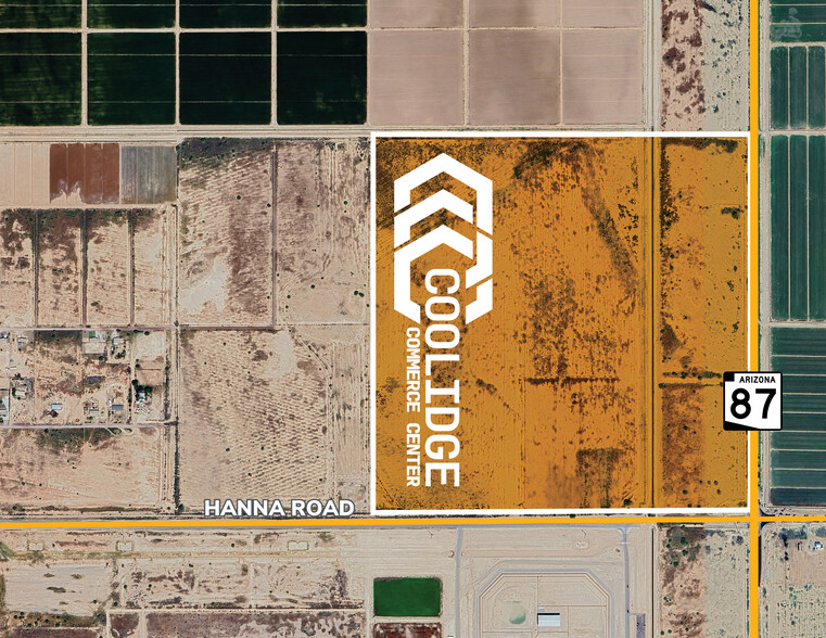 NW Hwy 87 & Hanna Rd, Eloy, AZ for sale - Aerial - Image 2 of 4