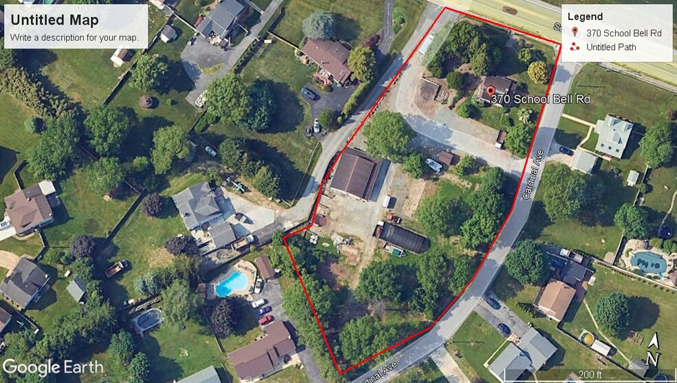 370 School Bell Rd, Bear, DE for lease - Aerial - Image 2 of 7