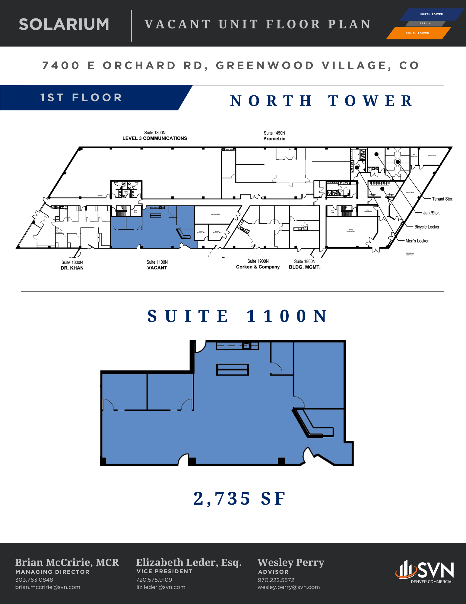 7400 E Orchard Rd, Greenwood Village, CO for lease Floor Plan- Image 1 of 1