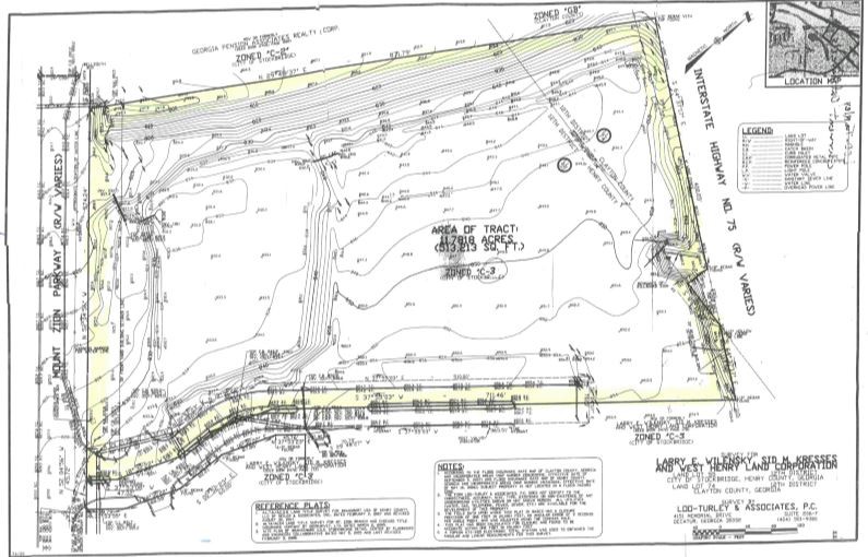 3500 Mount Zion Pky, Stockbridge, GA for sale - Plat Map - Image 2 of 2