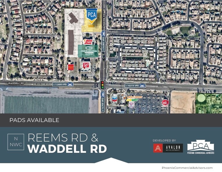 N NWC Reems Rd & Waddell Rd, Surprise, AZ for sale - Primary Photo - Image 1 of 3