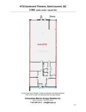 4700-4800 Boul Thimens, Montréal, QC for lease Site Plan- Image 1 of 3