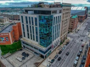 1 Virginia Ave, Indianapolis, IN - AERIAL  map view