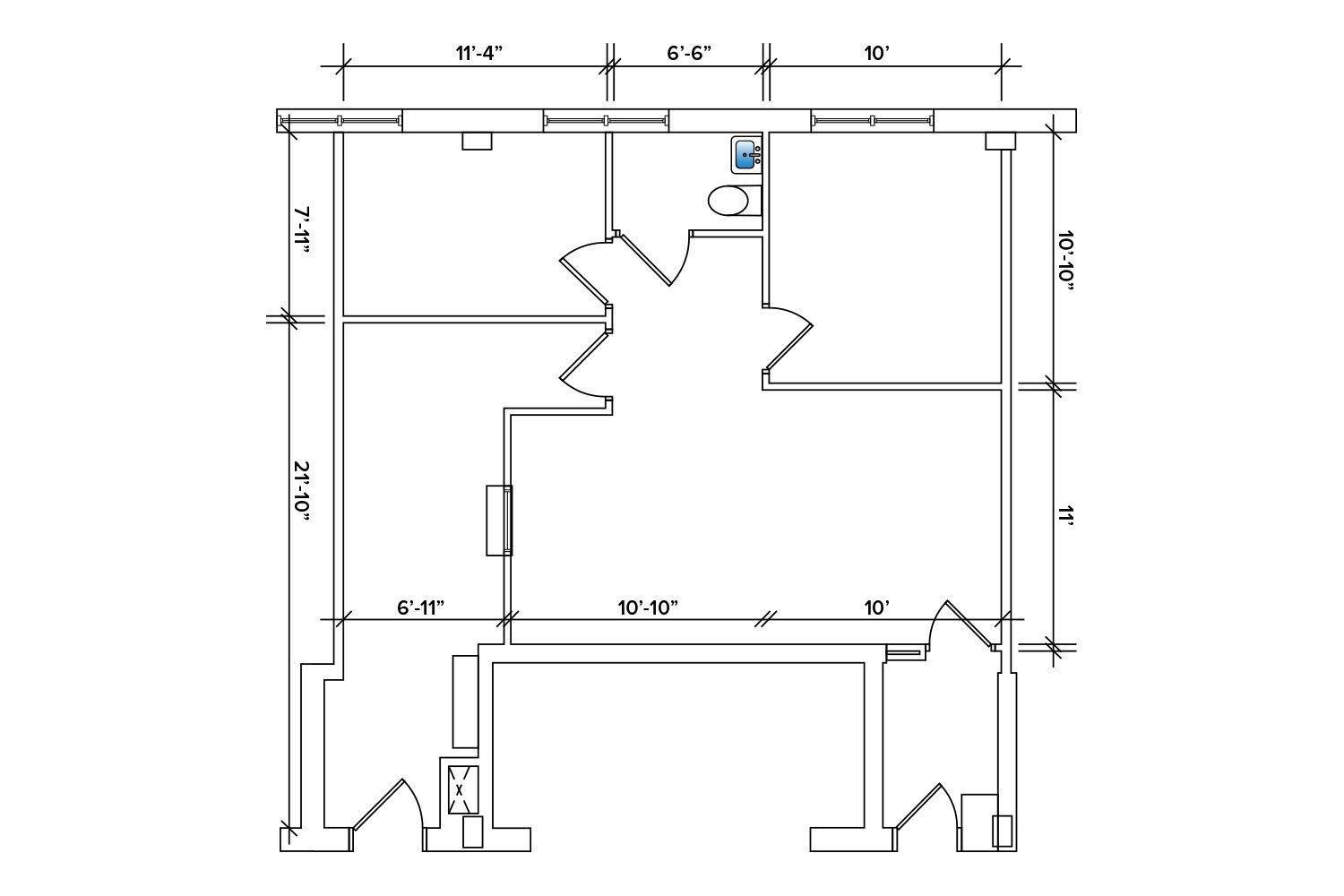 65 E Elizabeth Ave, Bethlehem, PA for lease Floor Plan- Image 1 of 2