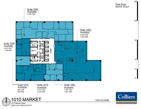 1010 Market St, Saint Louis, MO for lease Floor Plan- Image 1 of 1