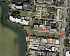 3250 N Atlantic Ave, Cocoa Beach, FL - aerial  map view