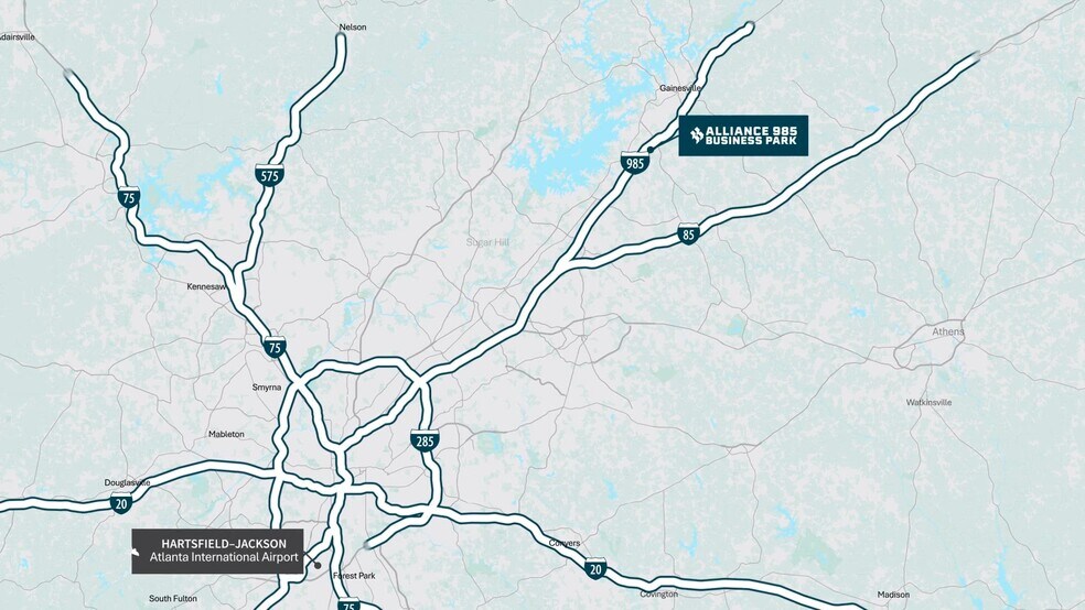 Building 100 - Alliance 985 Business Park, Flowery Branch, GA for lease - Commercial Listing Video - Image 2 of 2