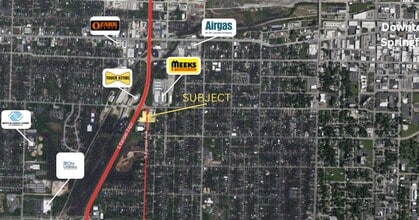 631 S Kansas Ave, Springfield, MO - AERIAL  map view - Image1