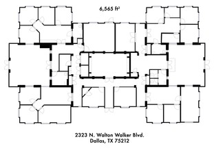 2323 N Walton Walker Blvd, Dallas, TX for lease Site Plan- Image 1 of 1