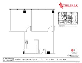 47 Perimeter Ctr E, Atlanta, GA for lease Floor Plan- Image 1 of 1